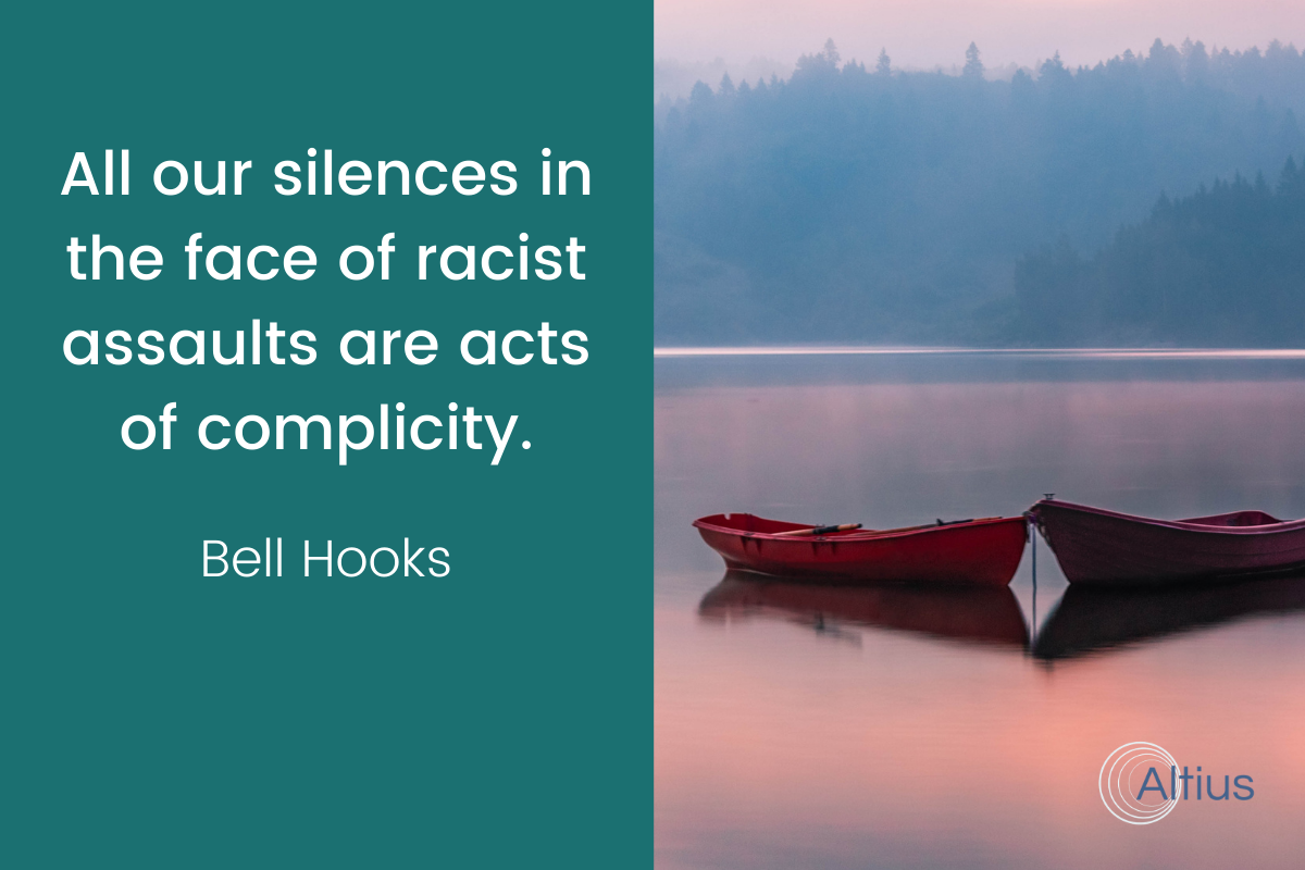 bell hooks quote about silence, altius consulting, katie brandt thought leadership