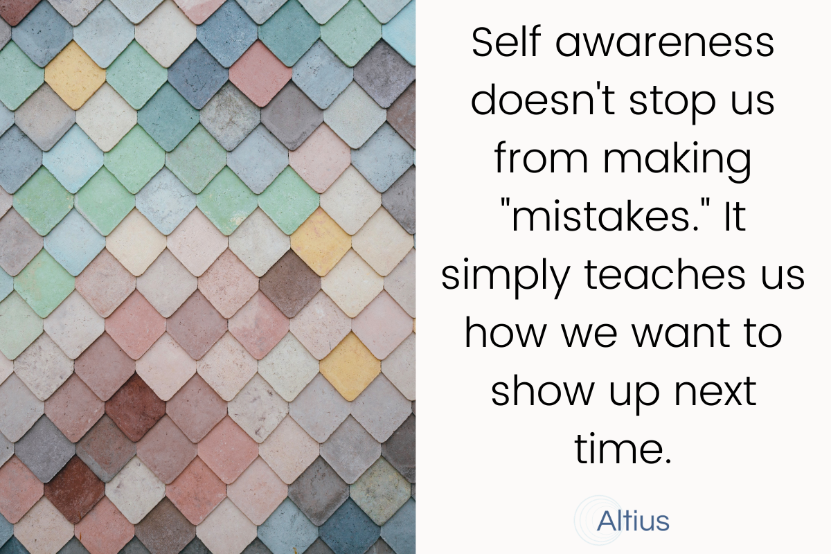 self awareness and mistakes motivation quote, altius consulting